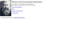 Tablet Screenshot of hazrat-inayat-khan.org